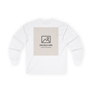 Långärmad t-shirt med eget foto