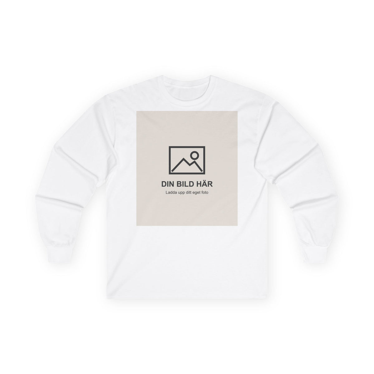 Långärmad t-shirt med eget foto