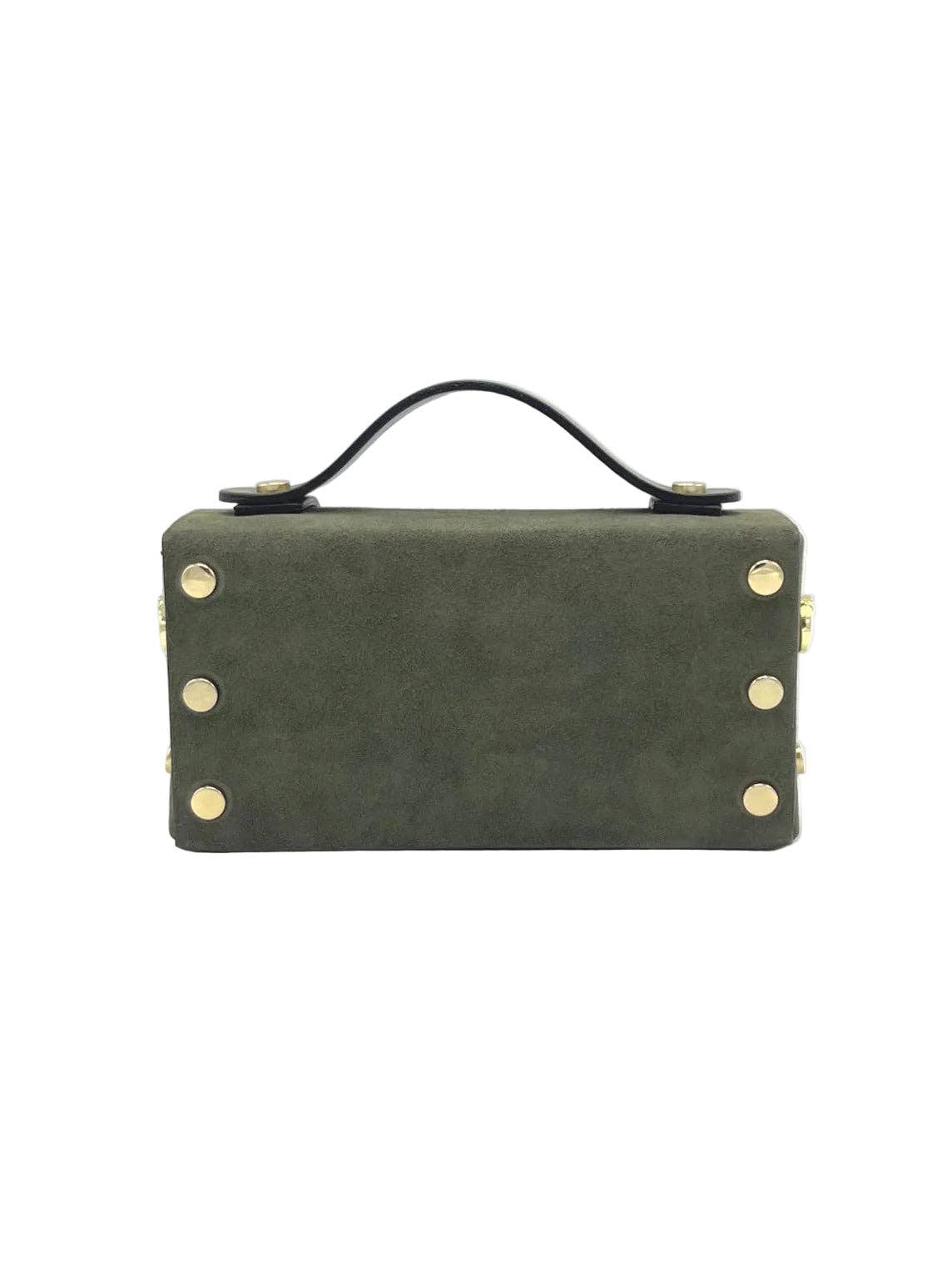 Mini clutch i mocka med kedja