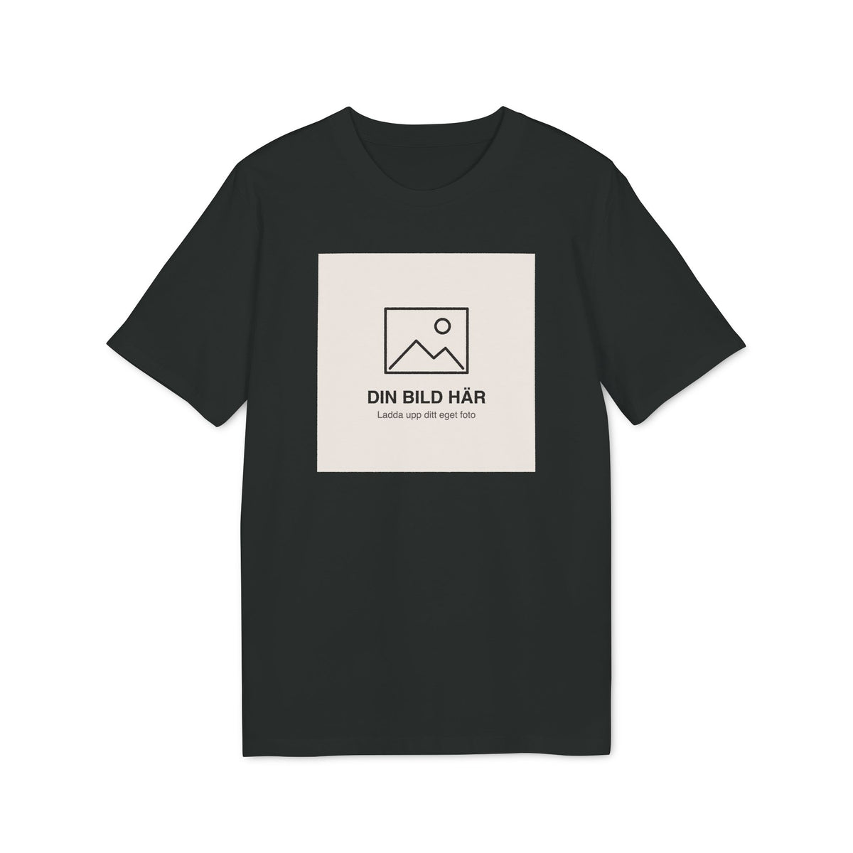 T-shirt i ekobomull med eget foto