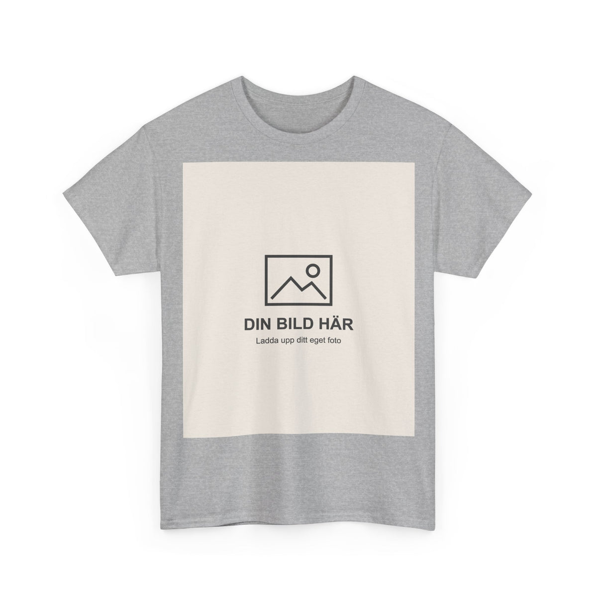 Klassisk t-shirt med eget foto
