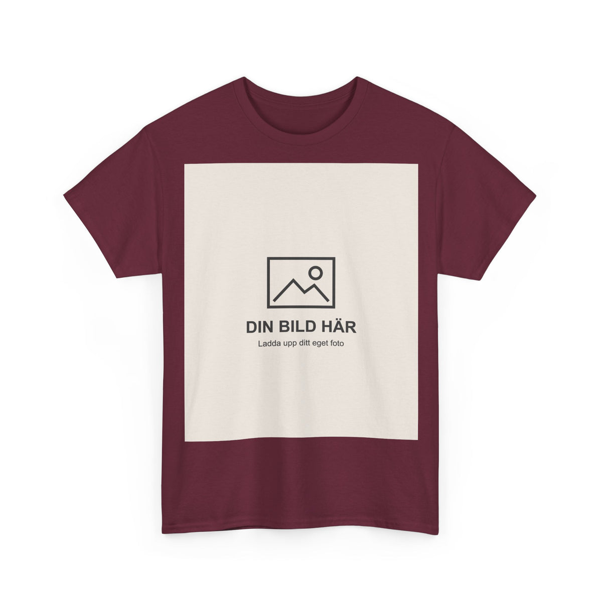 Klassisk t-shirt med eget foto