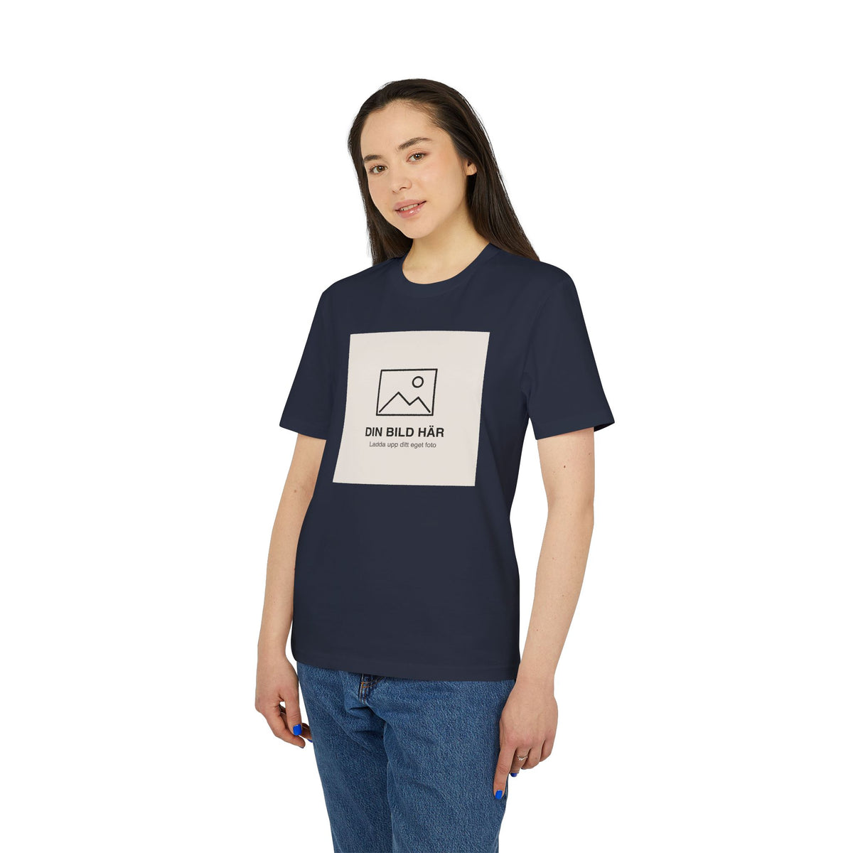 T-shirt i ekobomull med eget foto