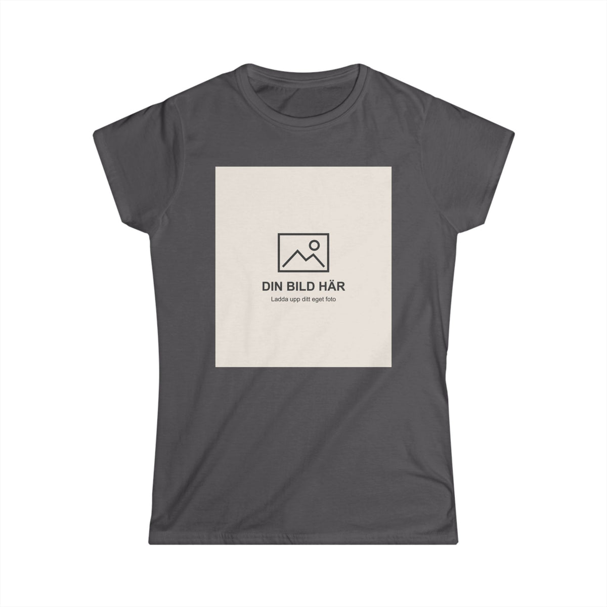 Dam-t-shirt med eget foto