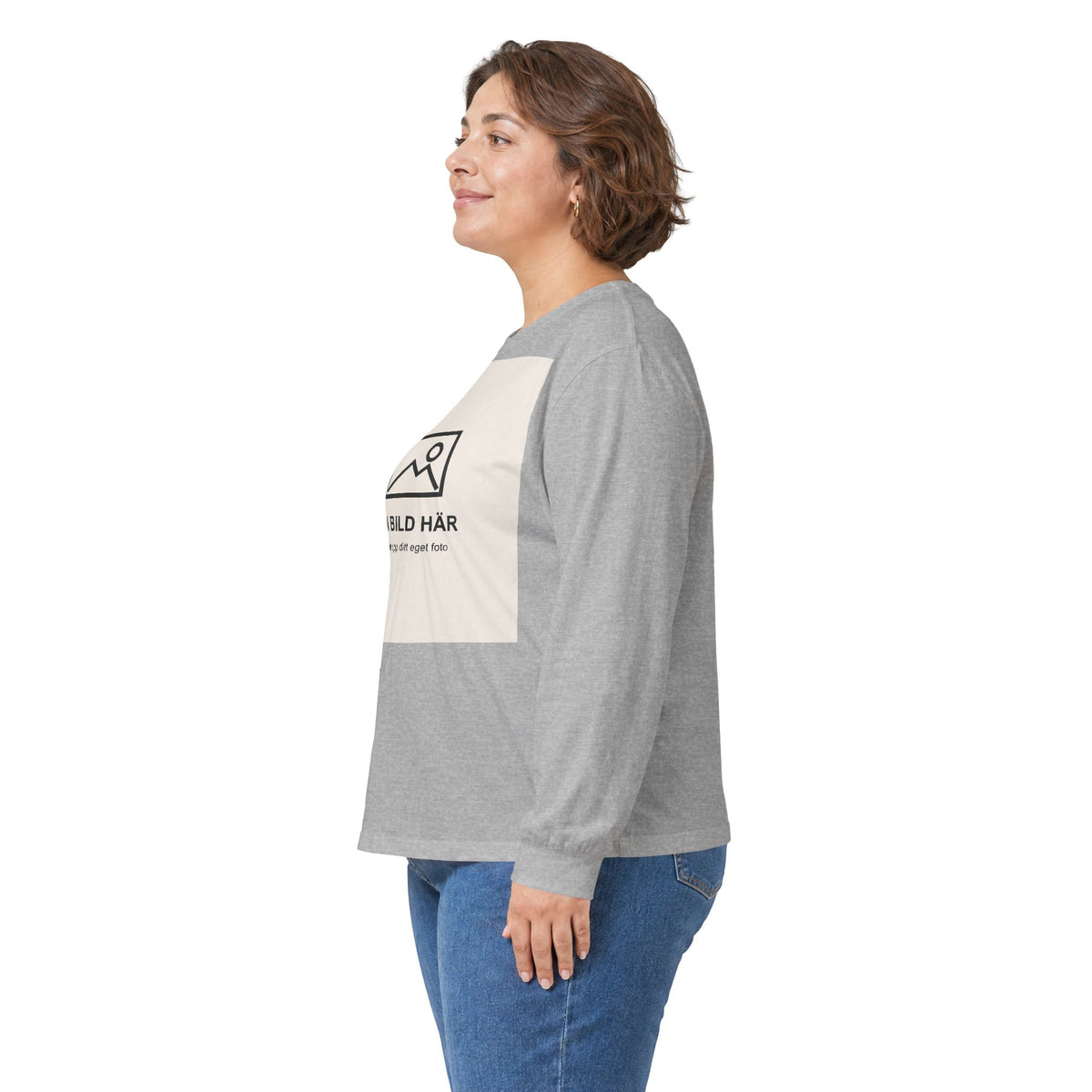 Långärmad t-shirt med eget foto