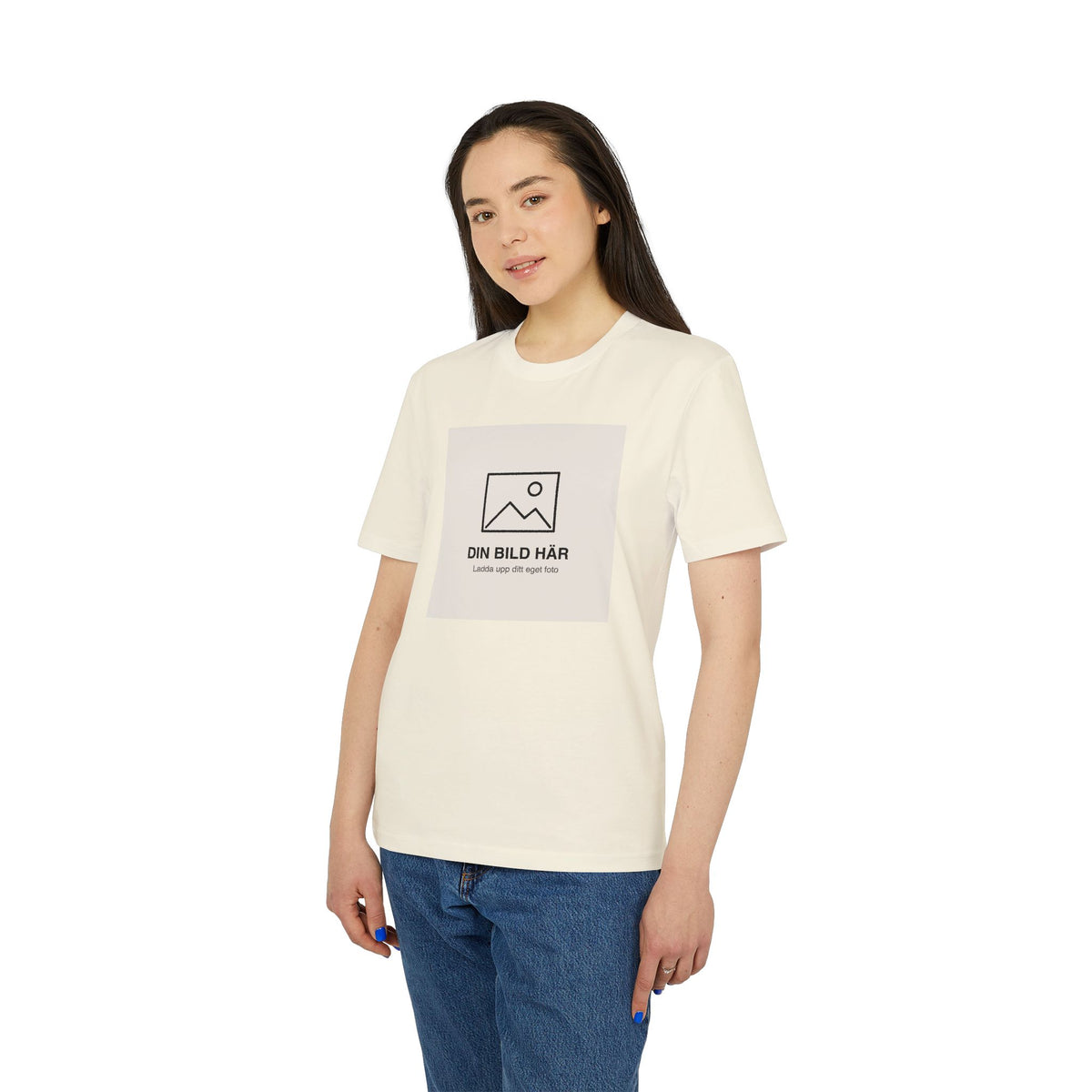 T-shirt i ekobomull med eget foto