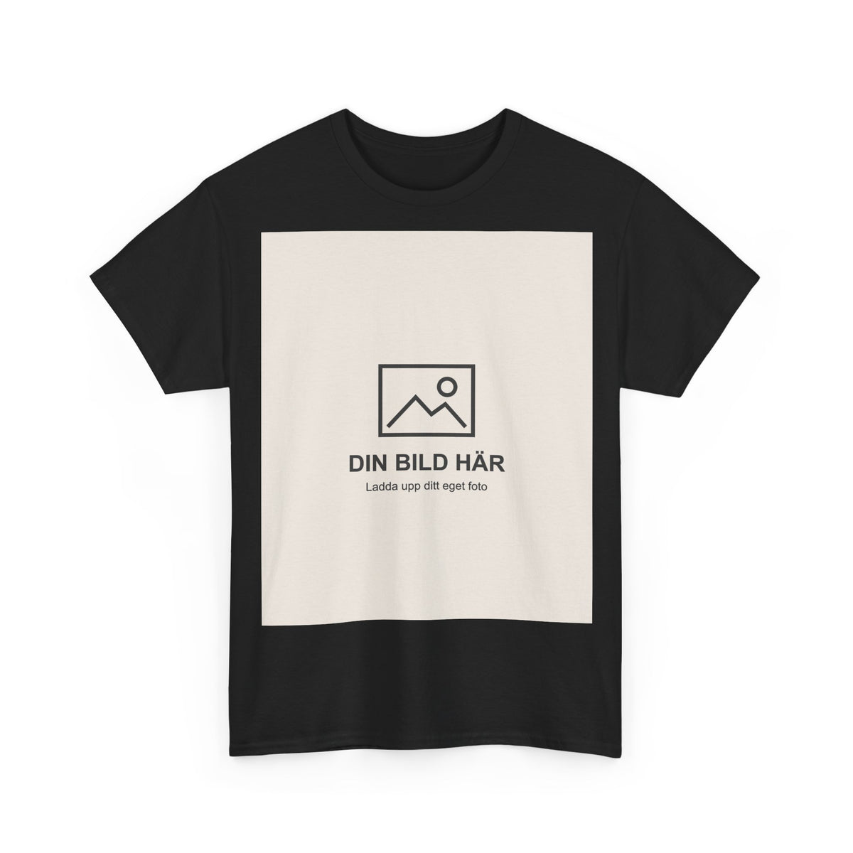Klassisk t-shirt med eget foto