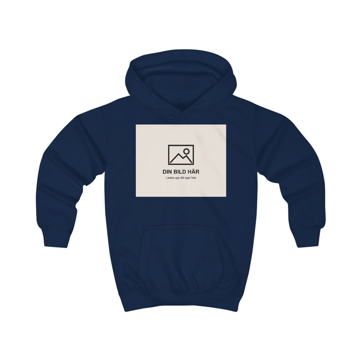 Barnhoodie med eget foto