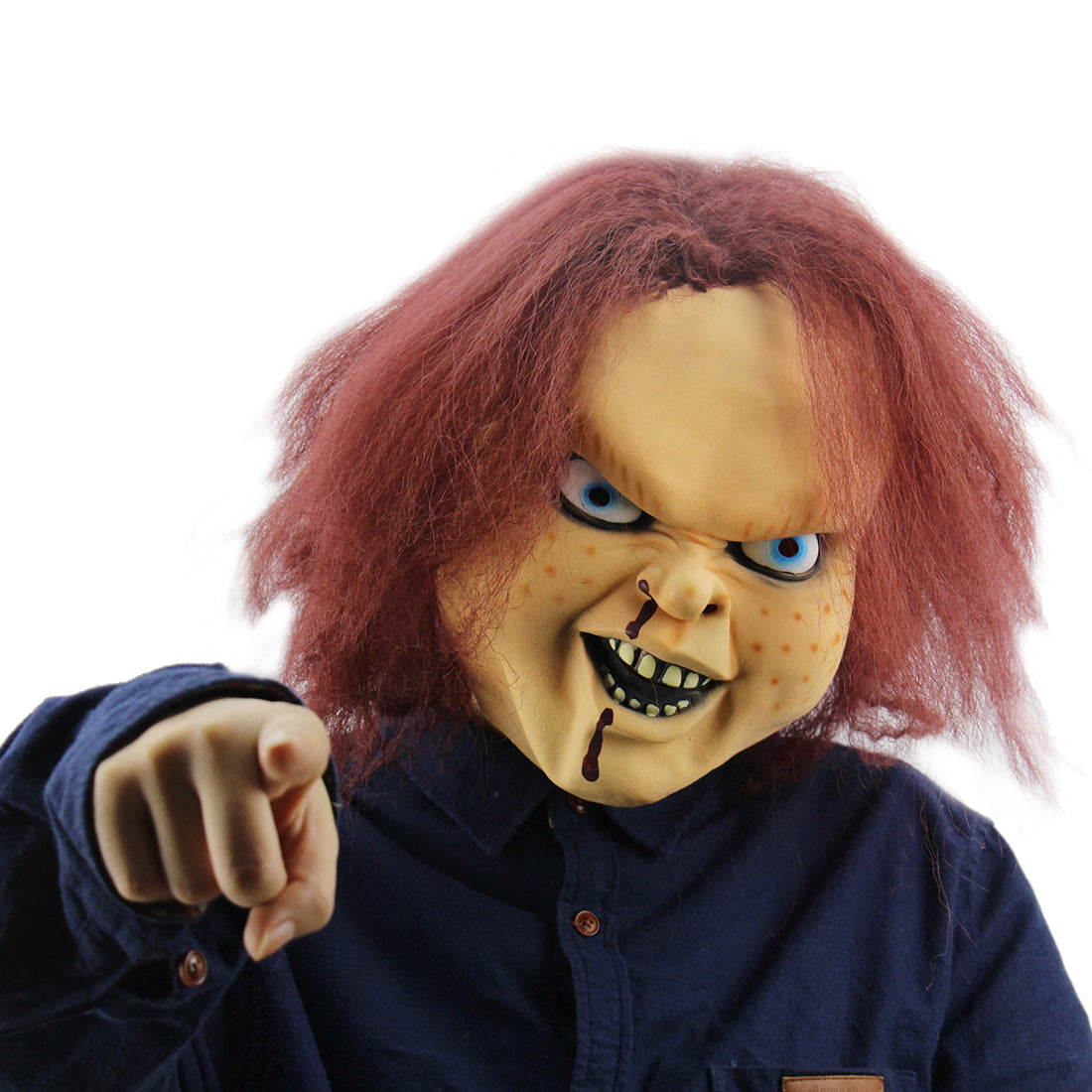 Halloweenmask för utklädnad