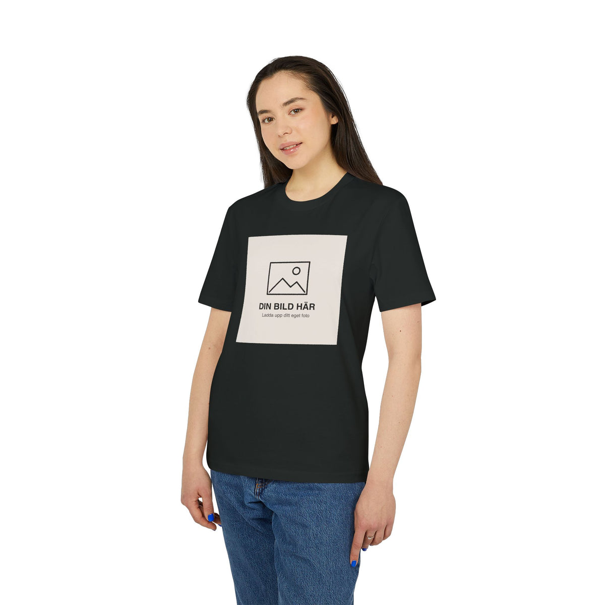 T-shirt i ekobomull med eget foto
