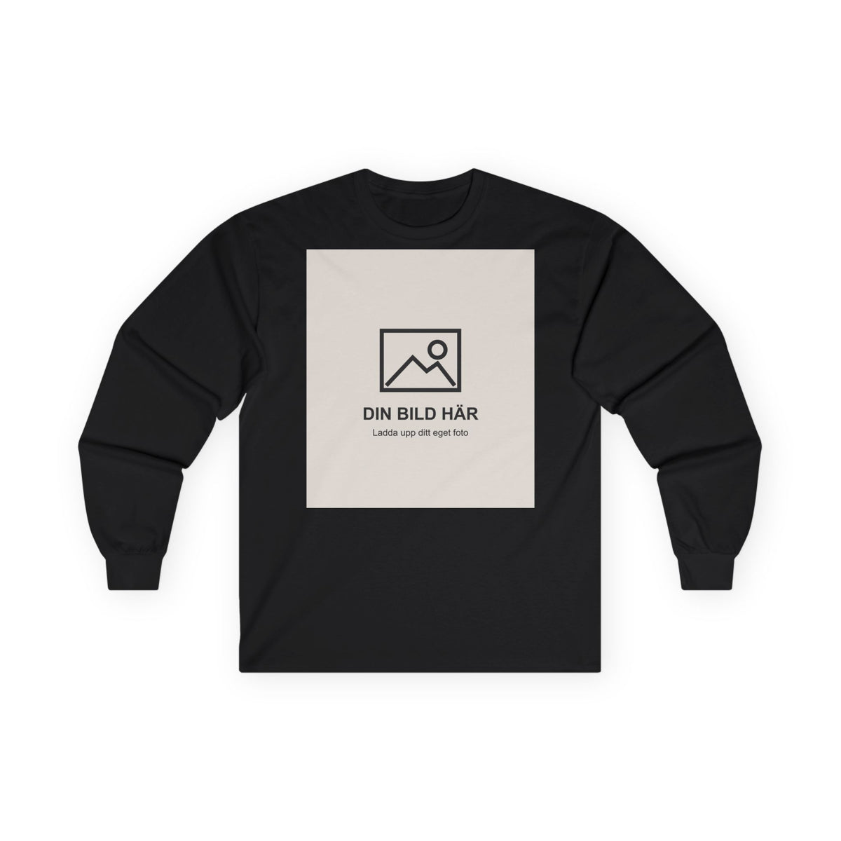 Långärmad t-shirt med eget foto