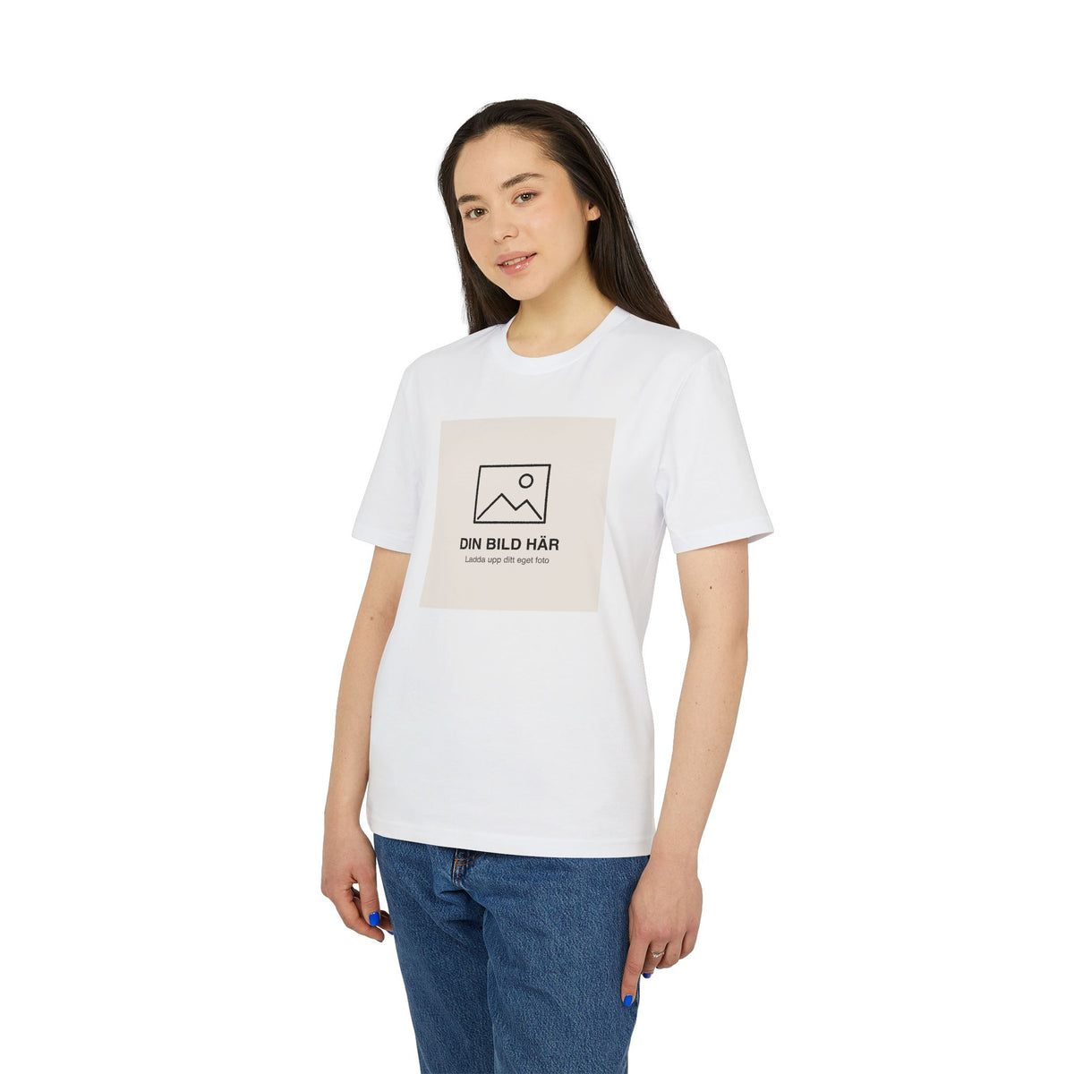 T-shirt i ekobomull med eget foto