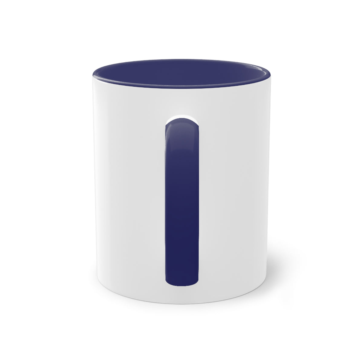 Tvåfärgad mugg med eget foto