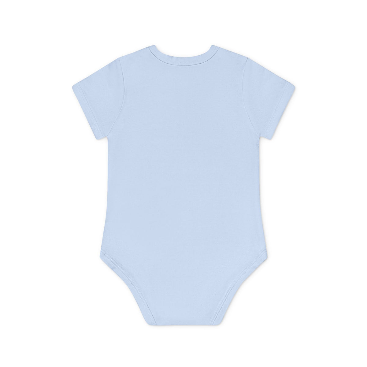 Babybody i ekobomull med eget foto