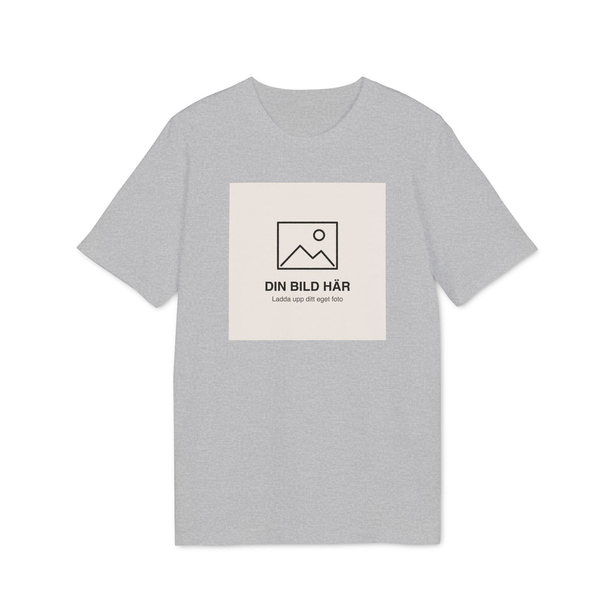 T-shirt i ekobomull med eget foto