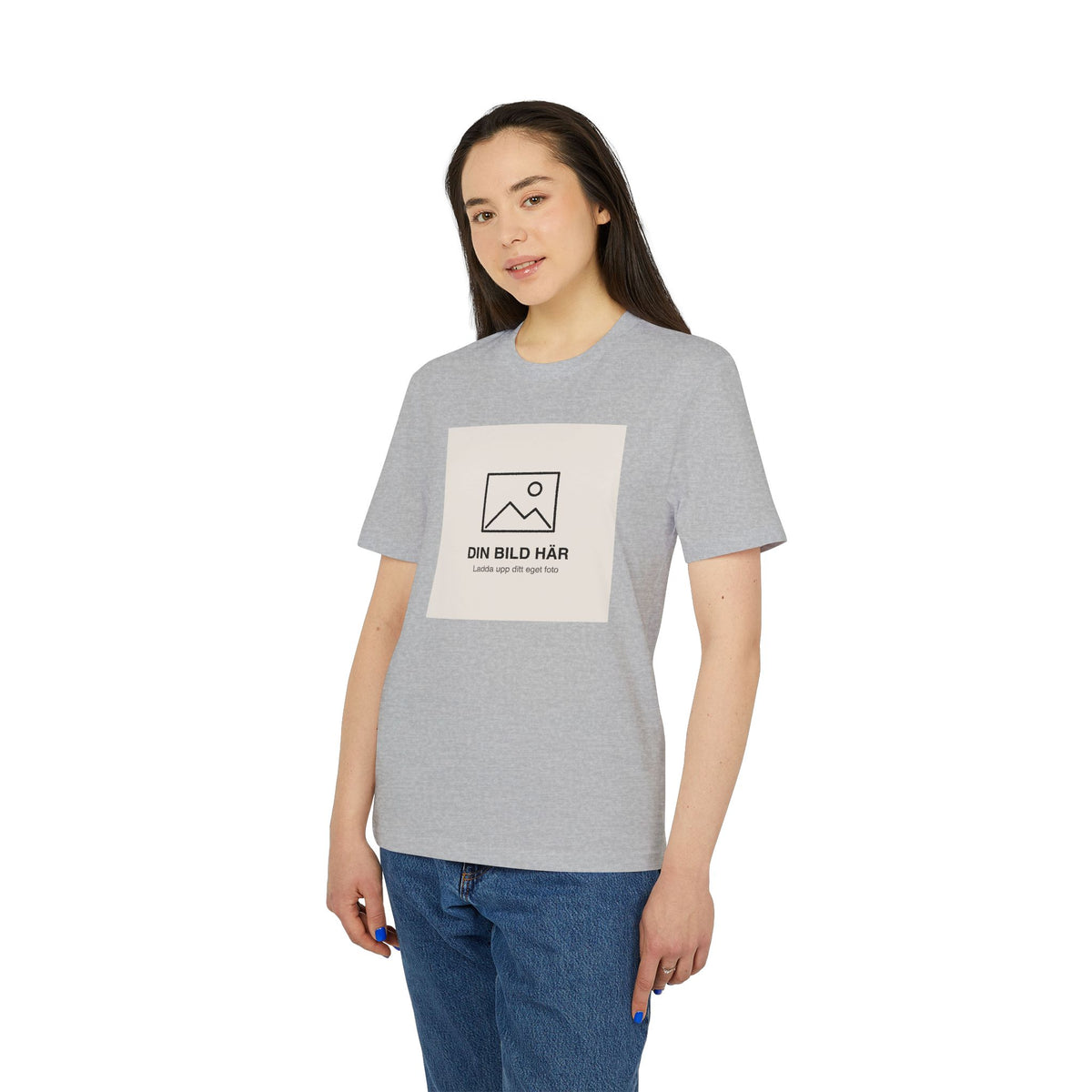 T-shirt i ekobomull med eget foto