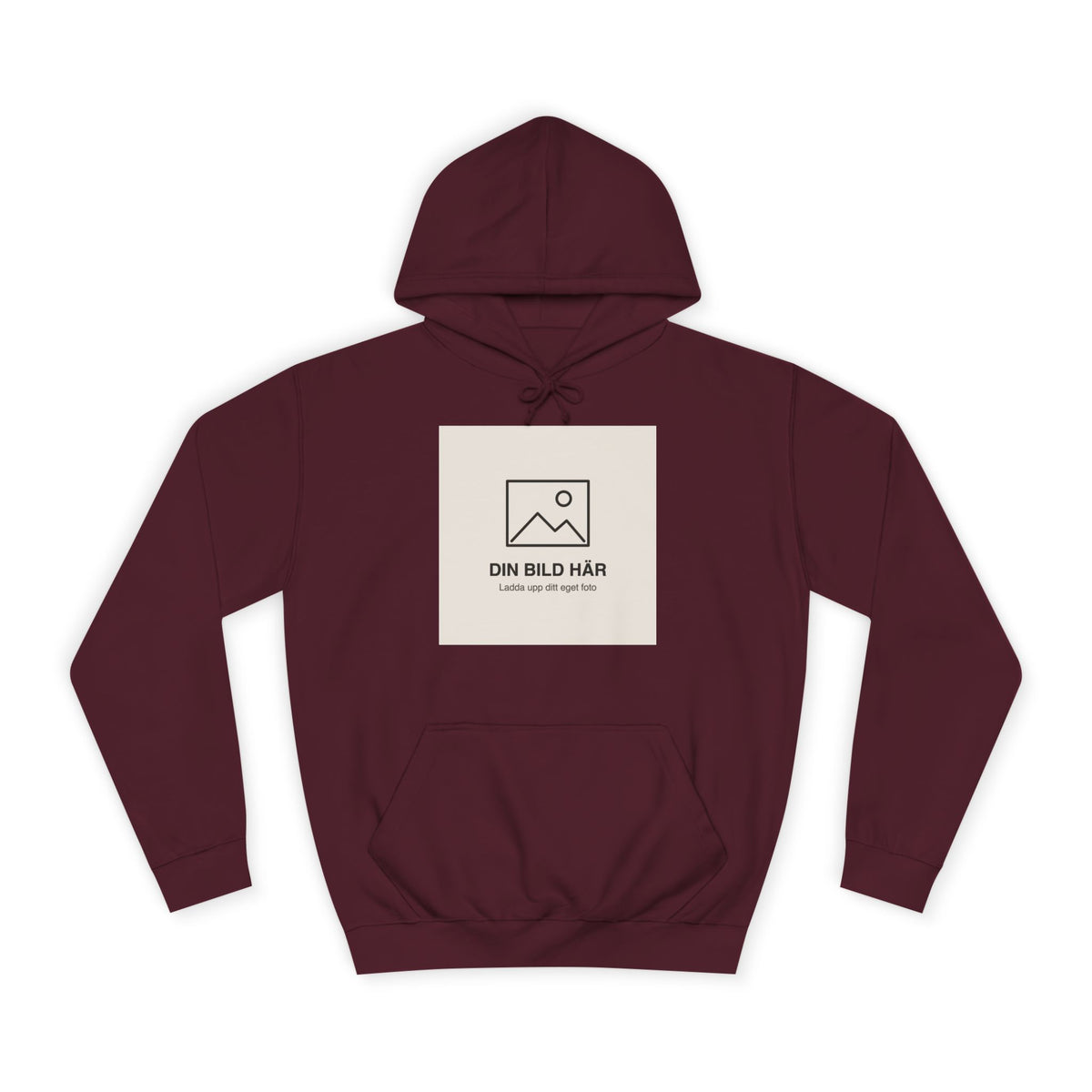 Hoodie med eget foto