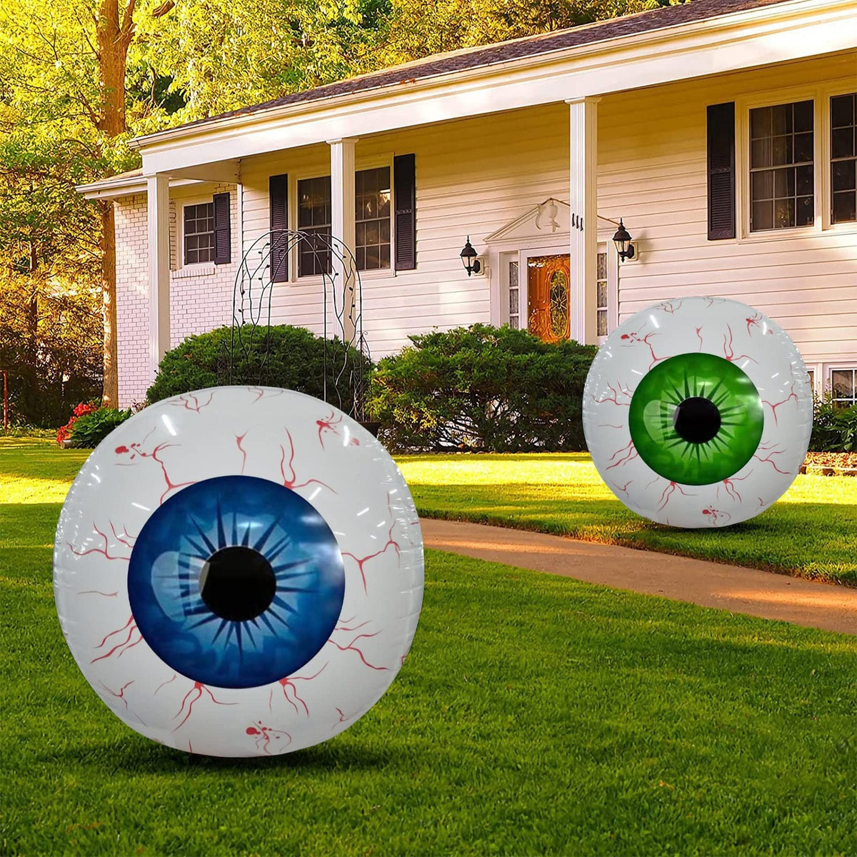 Ögonballong för halloween – 40 cm i diameter uppblåst