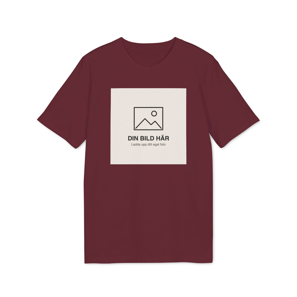 T-shirt i ekobomull med eget foto
