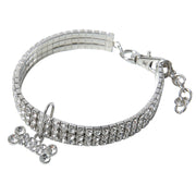 Hundhalsband med strass