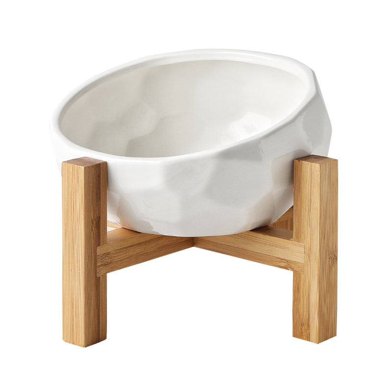 Keramikskål snedställd design