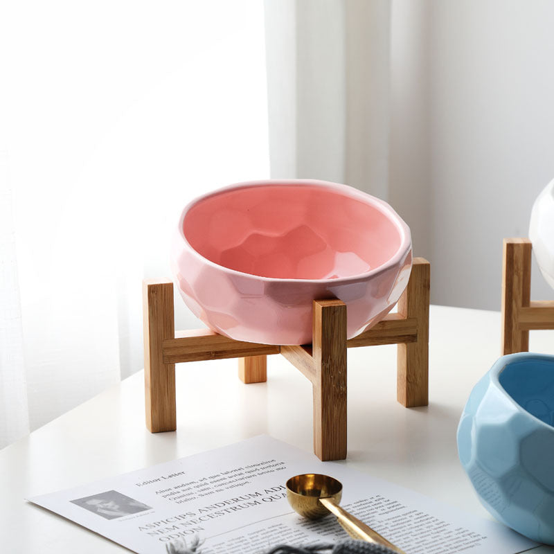 Keramikskål snedställd design