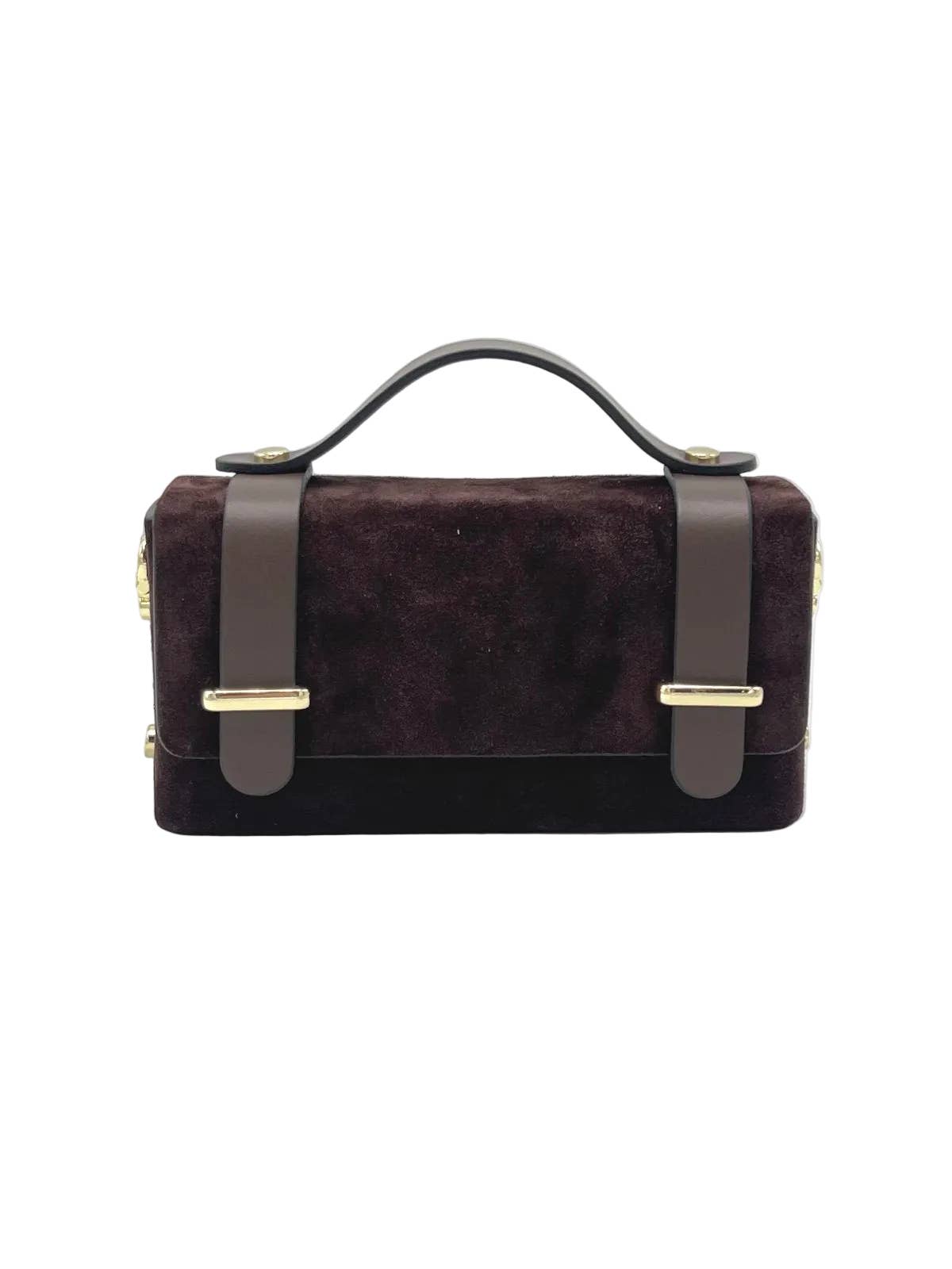 Mini clutch i mocka med kedja