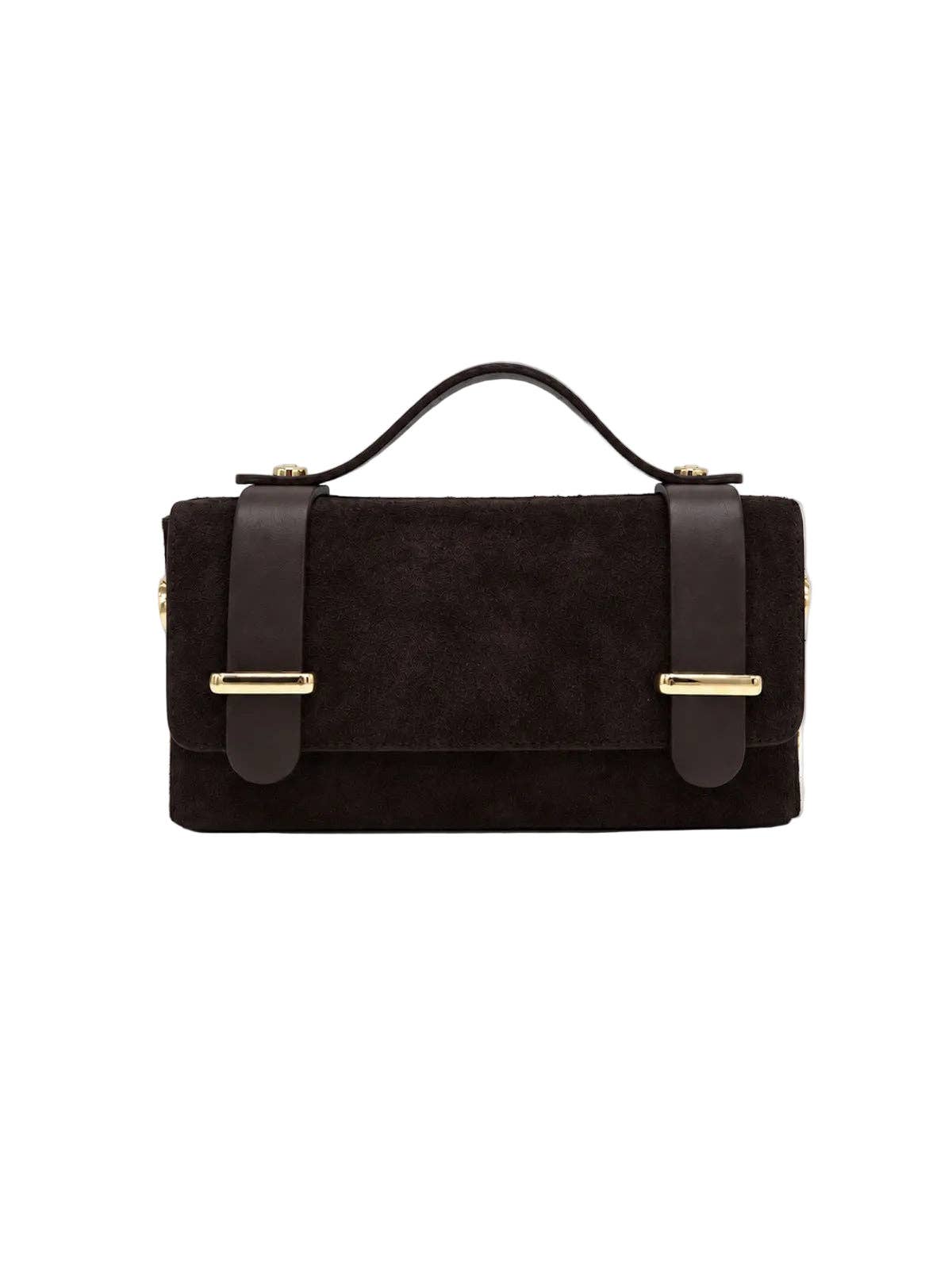Mini clutch i mocka med kedja