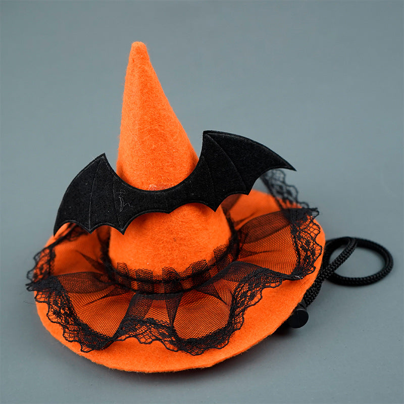 Halloweenhatt för husdjur i fiberduk