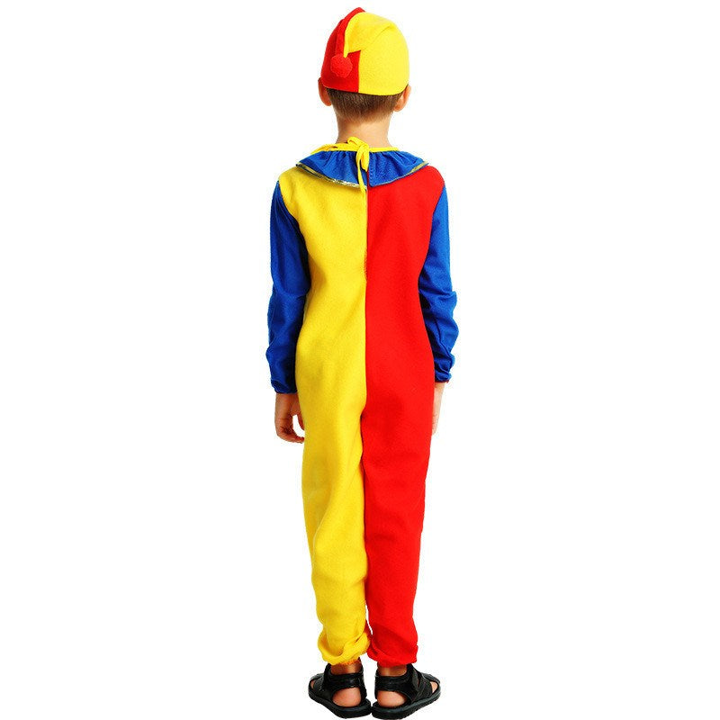 Clowndräkt för barn i storlek XS till M