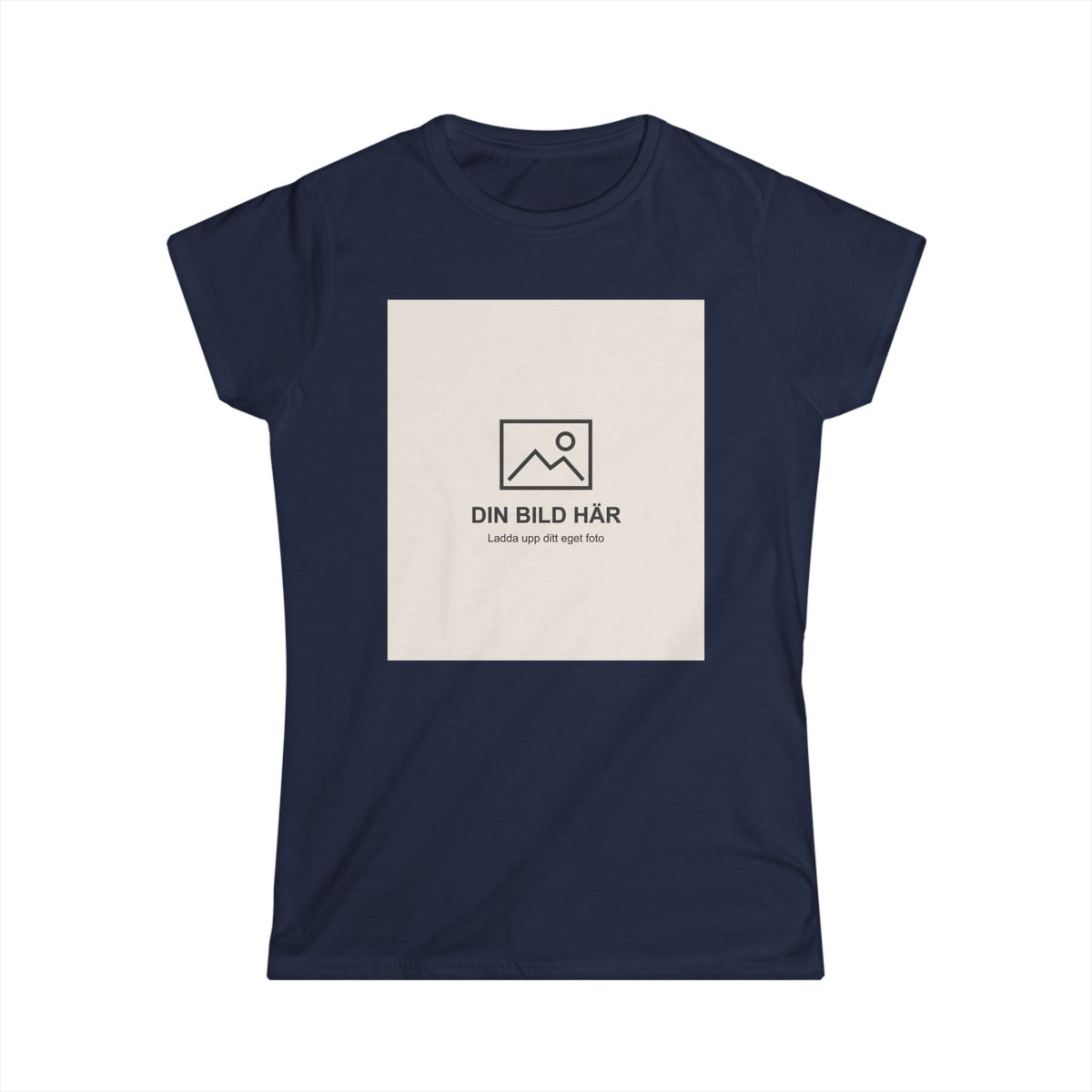 Dam-t-shirt med eget foto