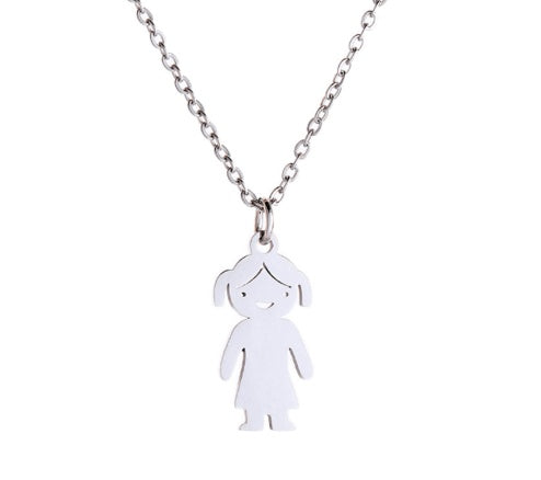 Halsband med hänge – detaljbild