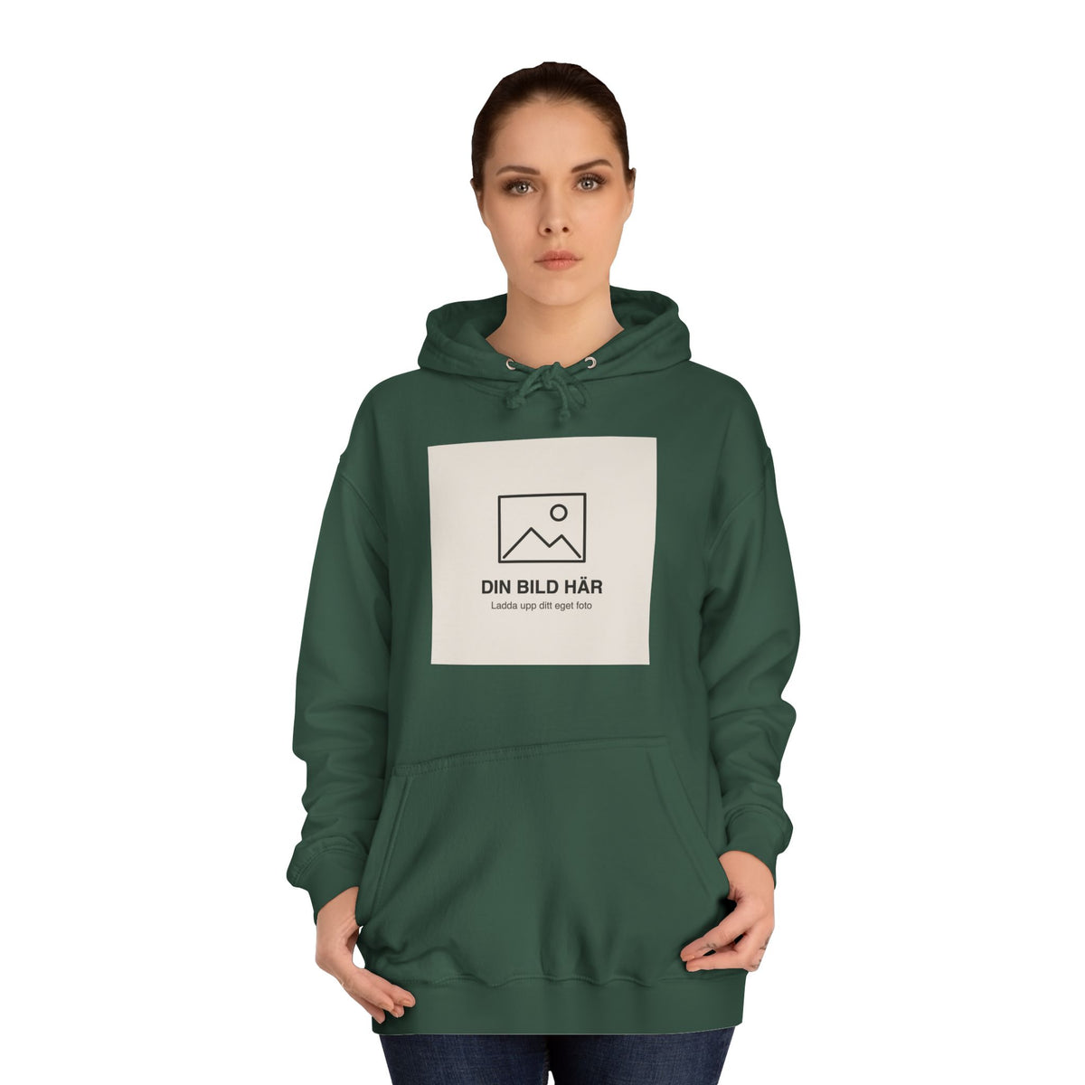 Hoodie med eget foto