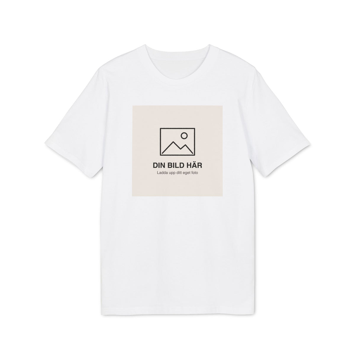 T-shirt i ekobomull med eget foto