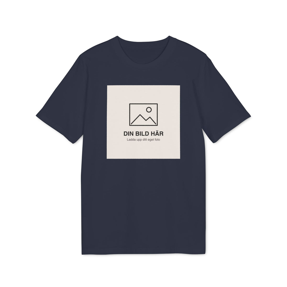 T-shirt i ekobomull med eget foto