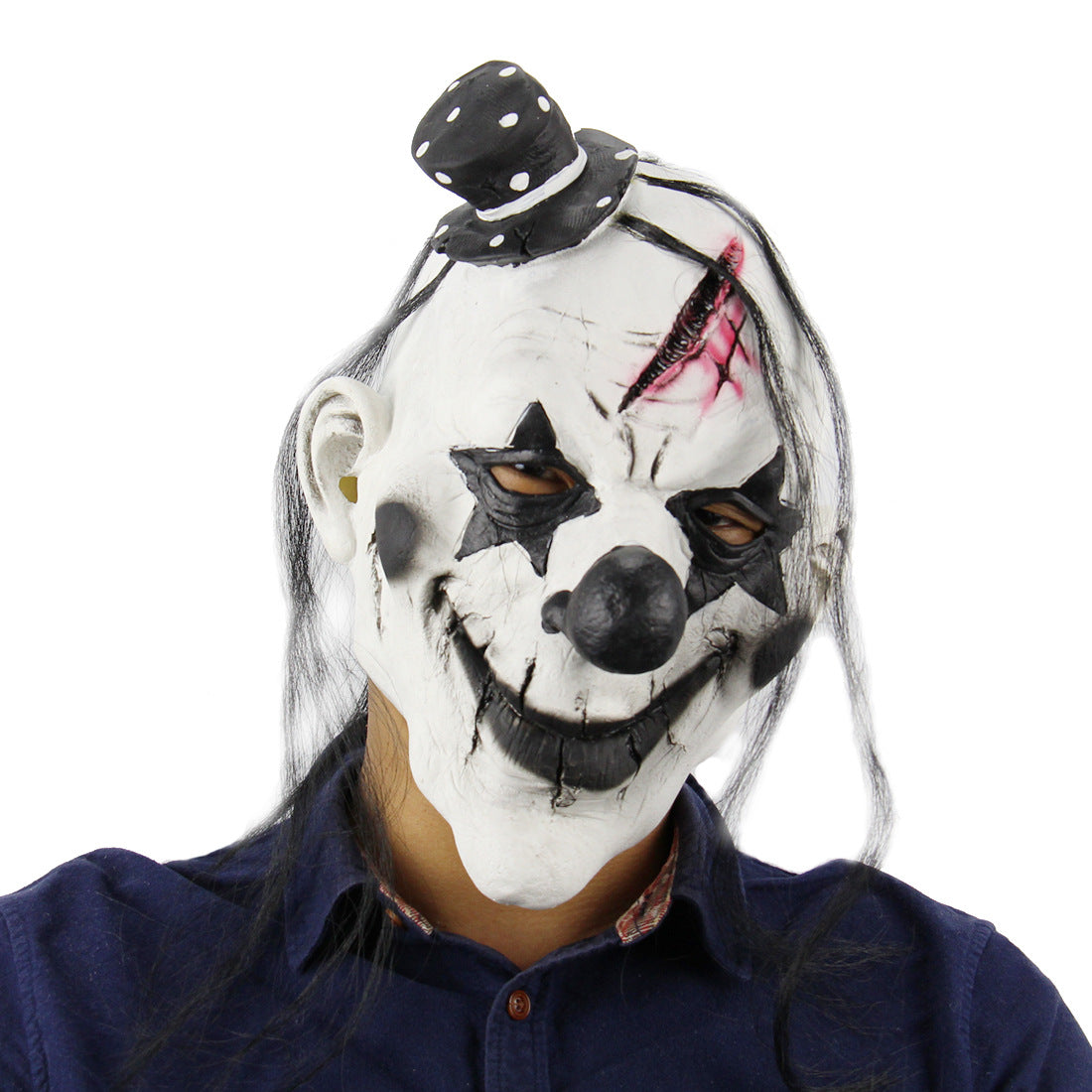 Halloweenmask för utklädnad