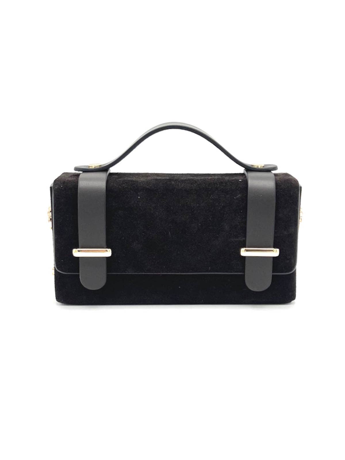 Mini clutch i mocka med kedja