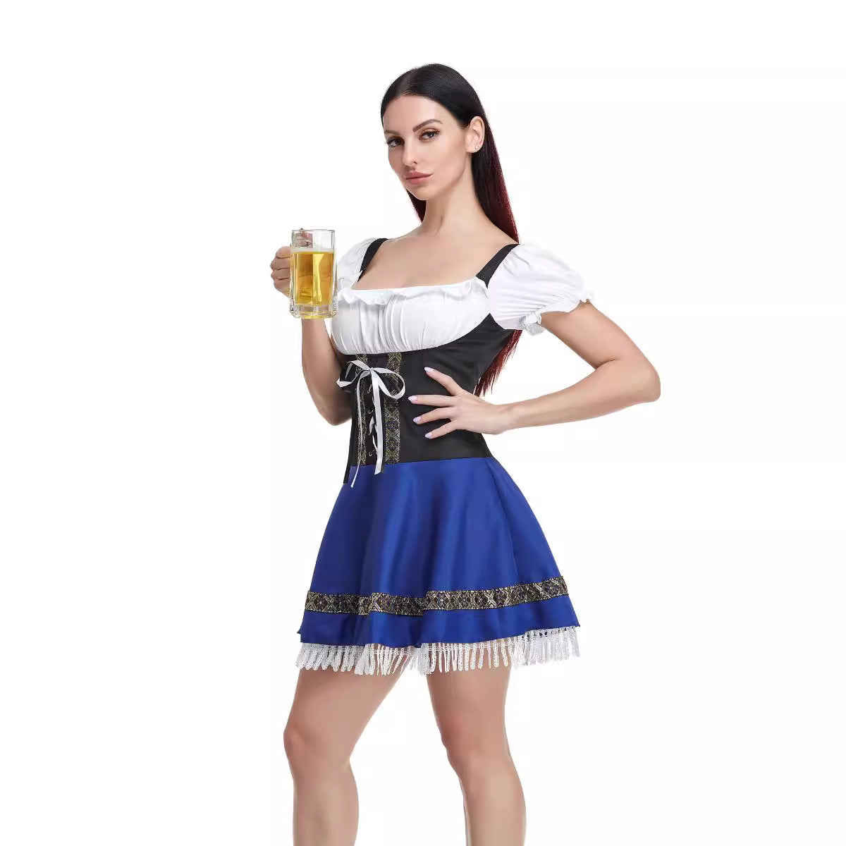 Maidklänning, servitrisdräkt för Halloween – bild 1