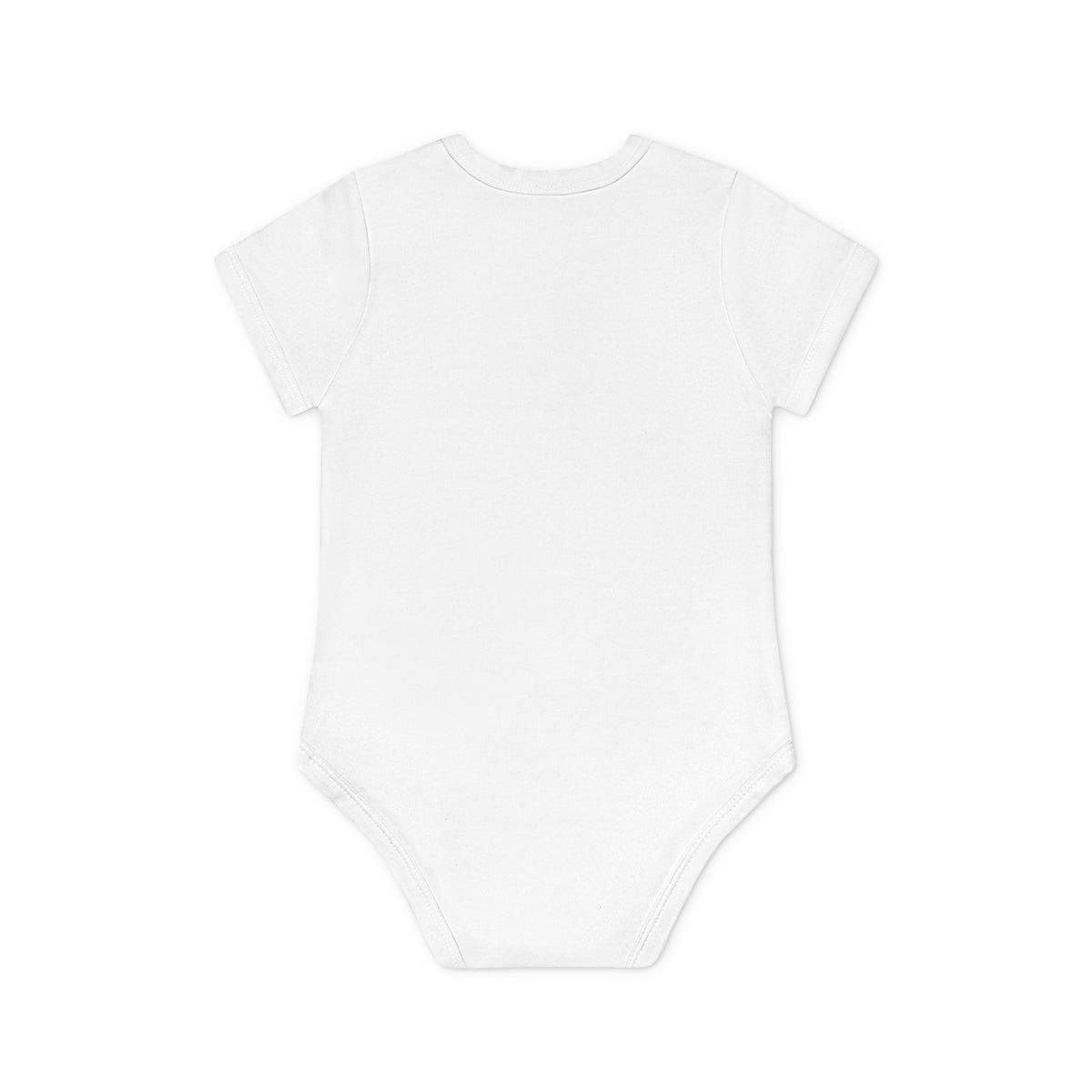 Babybody i ekobomull med eget foto