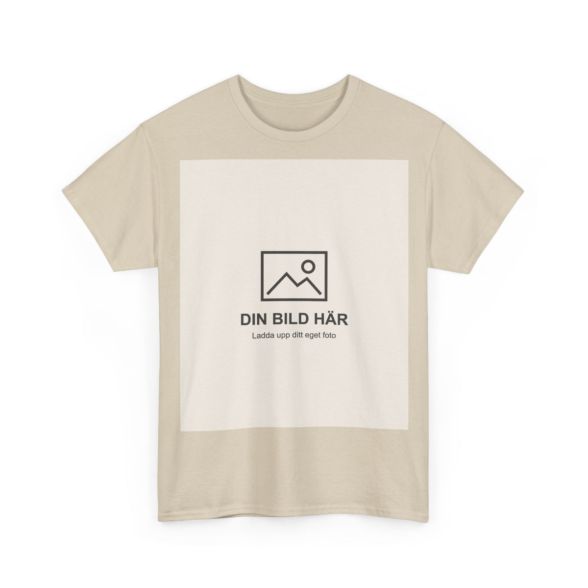 Klassisk t-shirt med eget foto