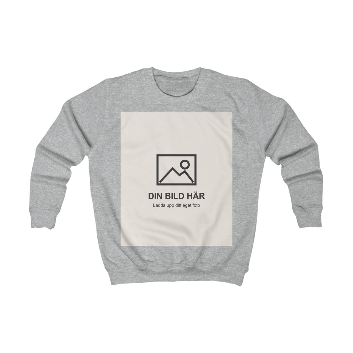 Barnsweatshirt med eget foto