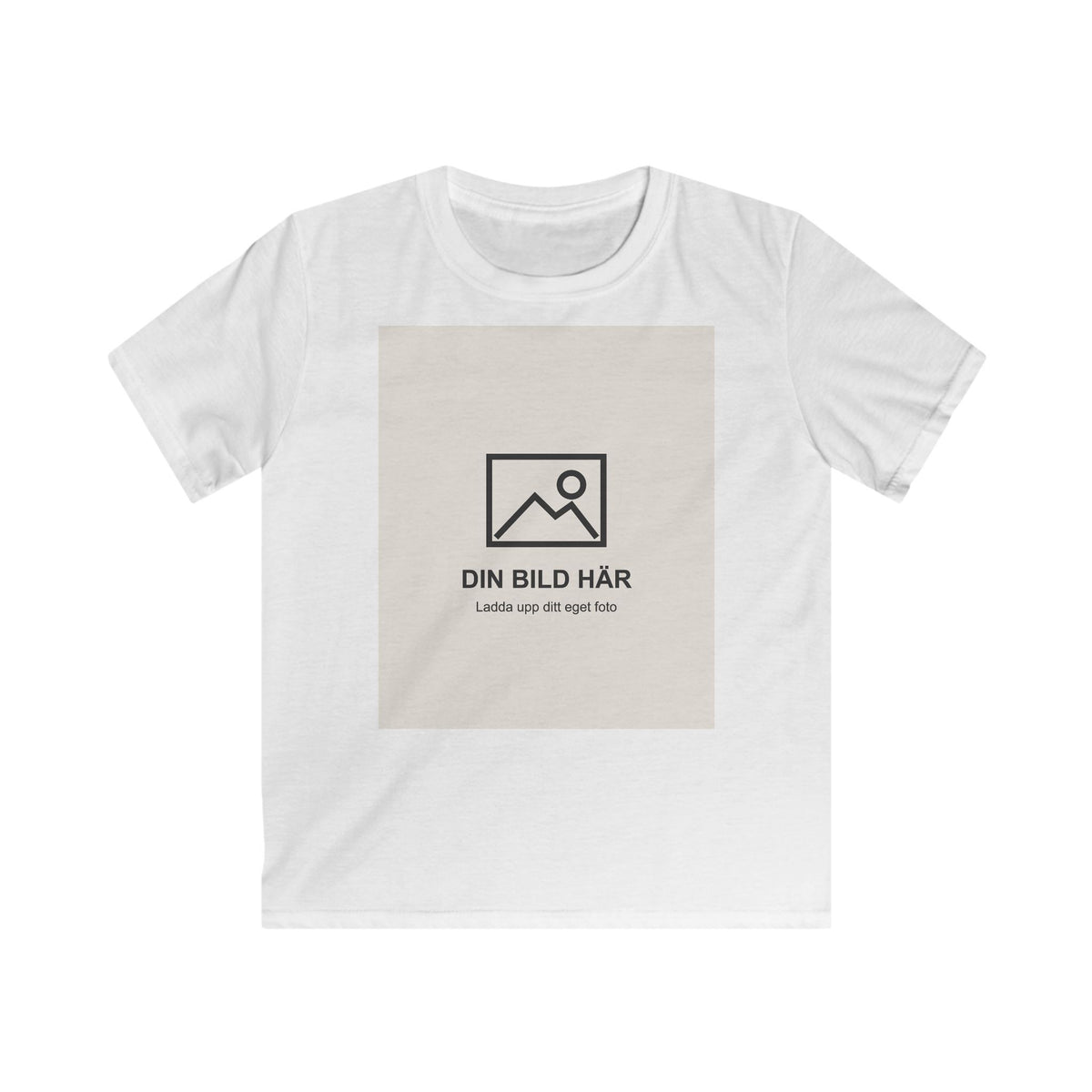 Barn-t-shirt med eget foto