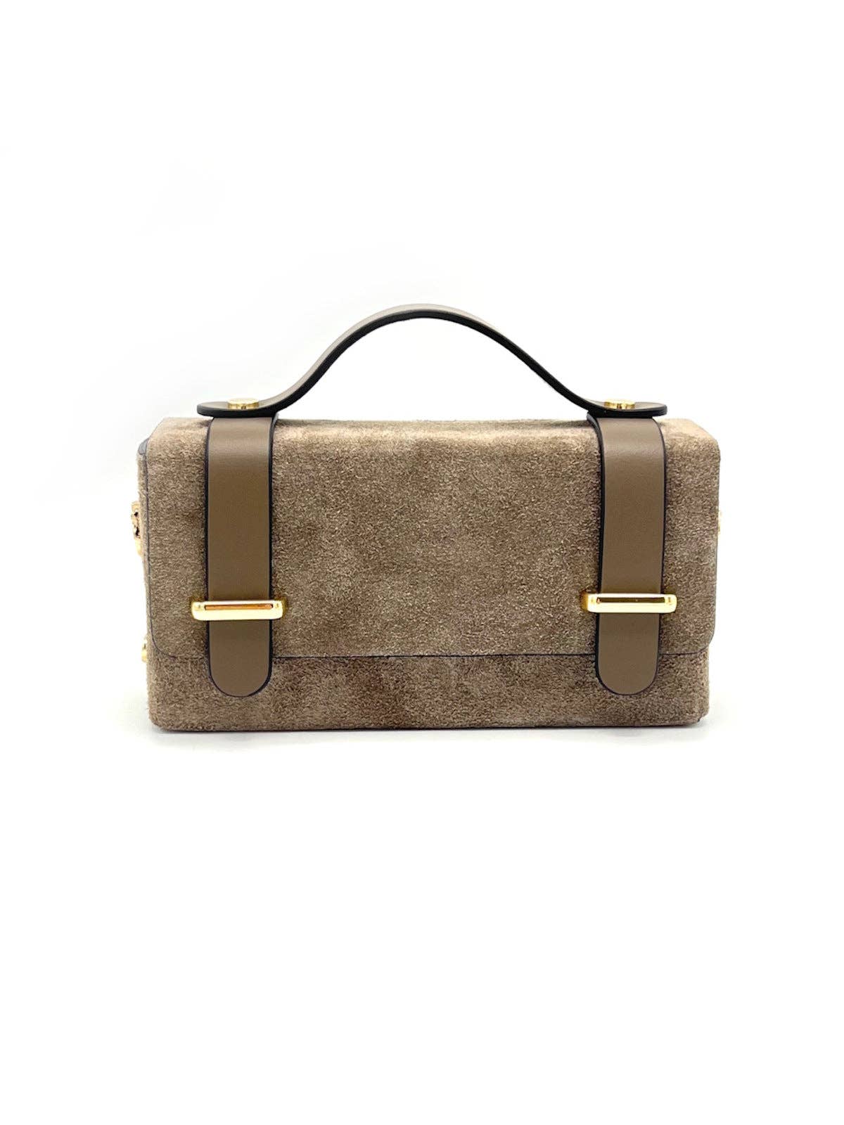 Mini clutch i mocka med kedja
