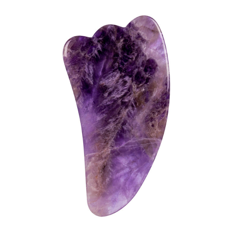 Kloformad gua sha-skrapa i ametist