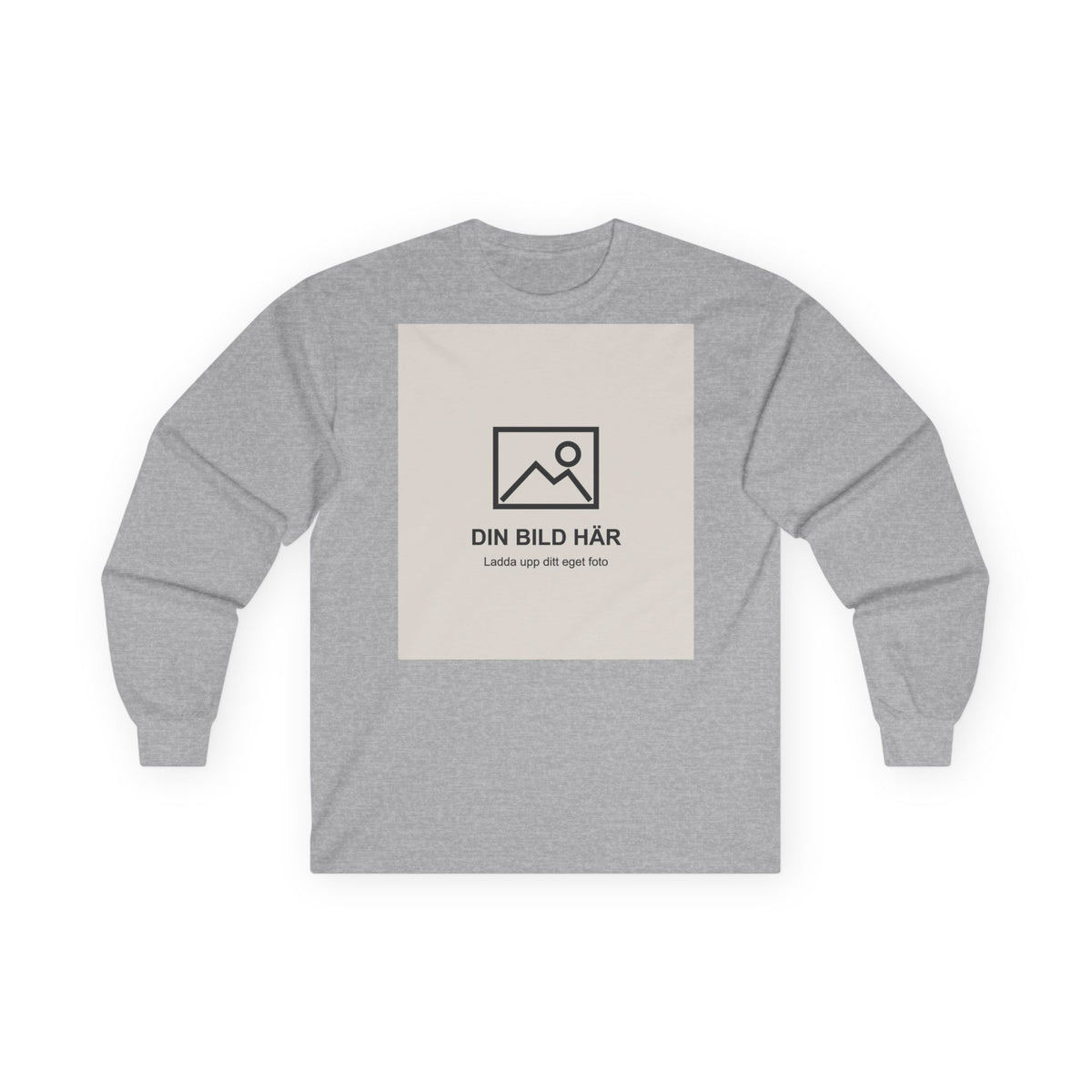 Långärmad t-shirt med eget foto