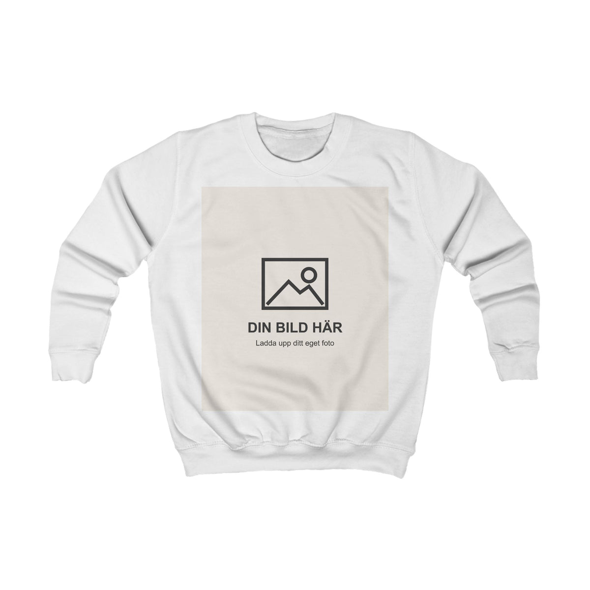 Barnsweatshirt med eget foto