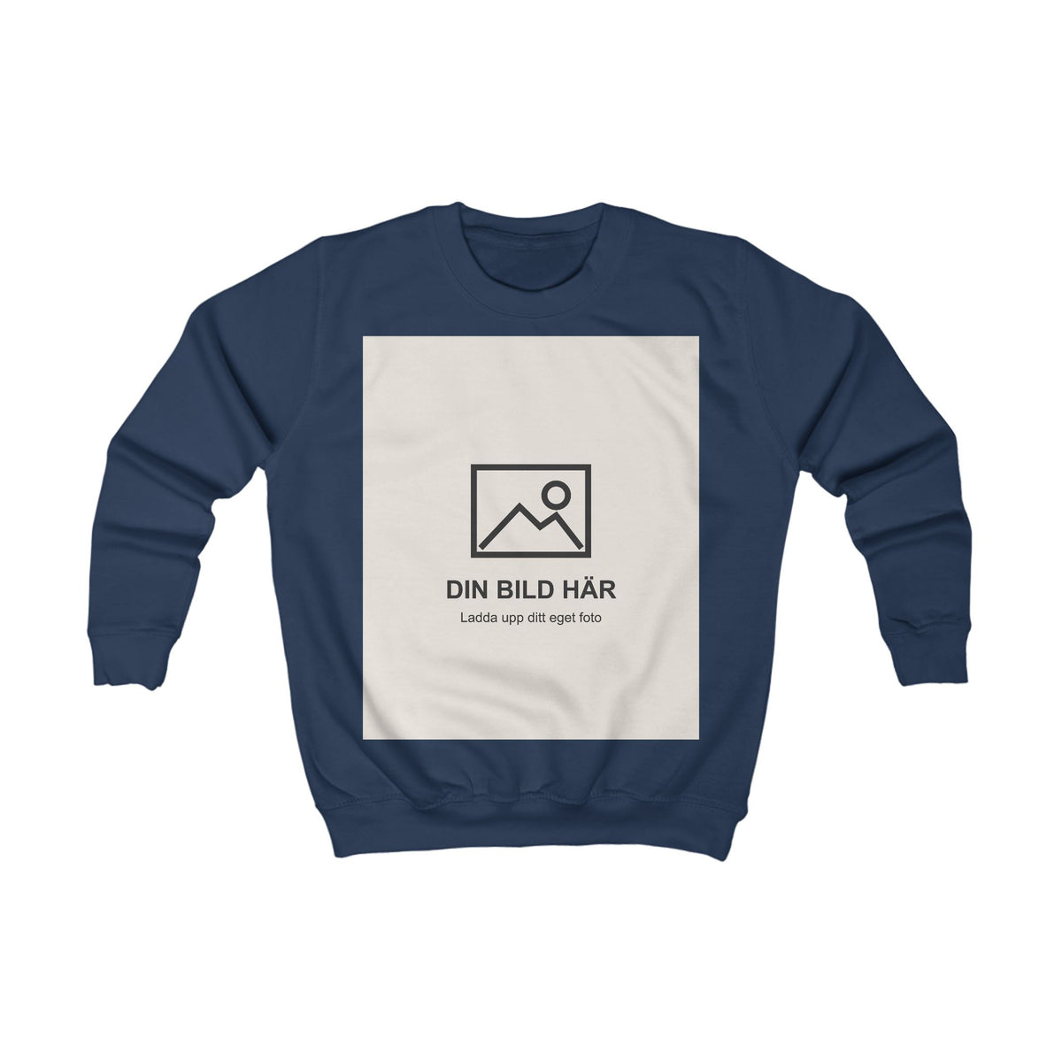Barnsweatshirt med eget foto