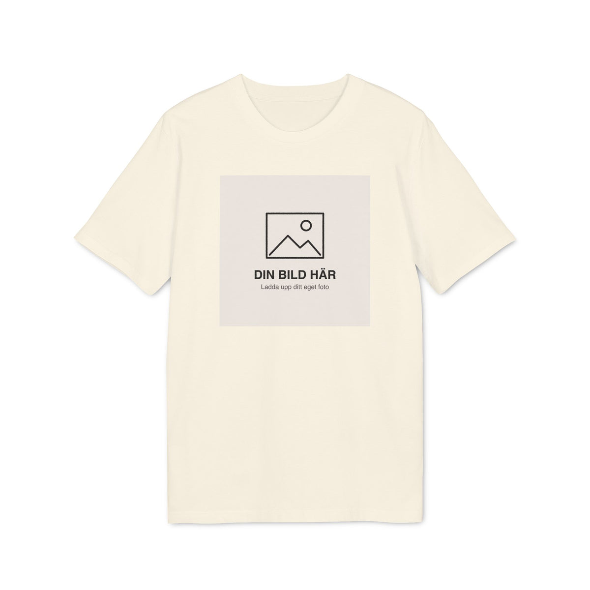 T-shirt i ekobomull med eget foto