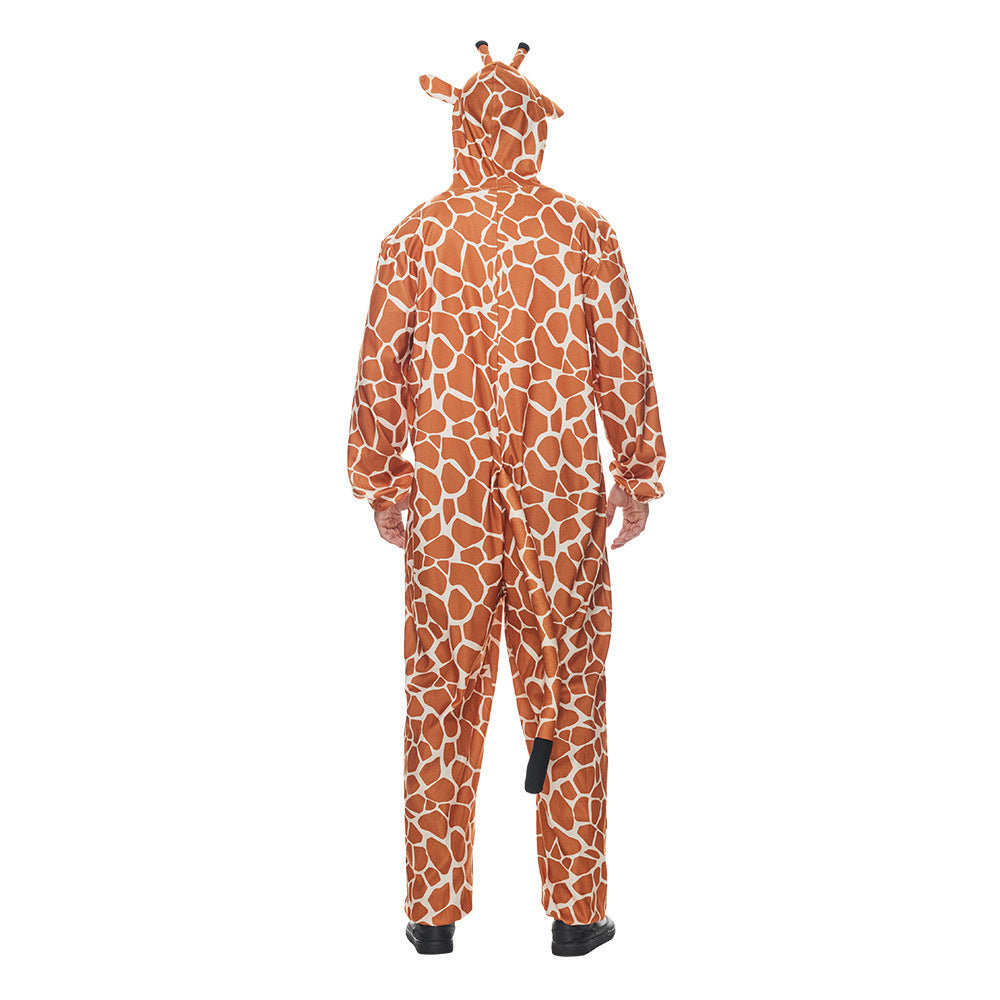 Djurdräkt med giraffmotiv för vuxen