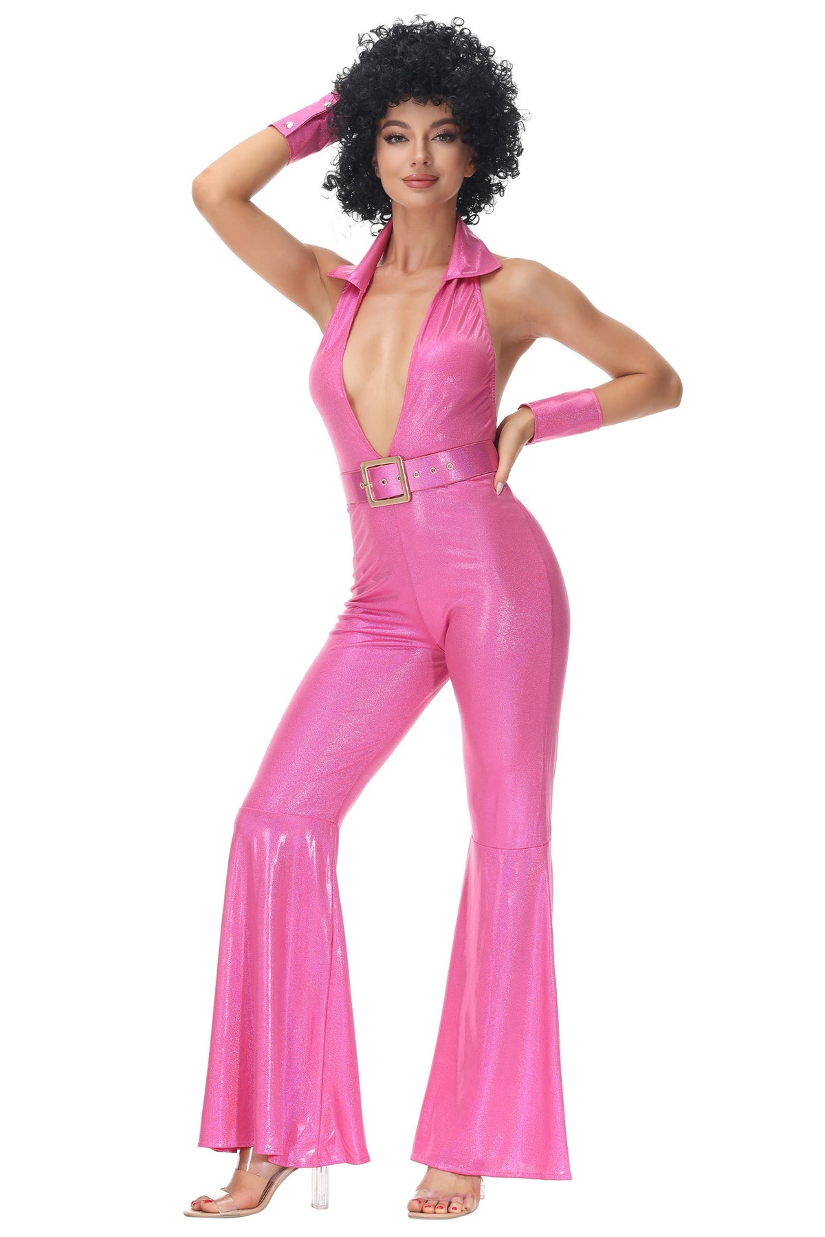Uniformsjumpsuit för dam, helbild